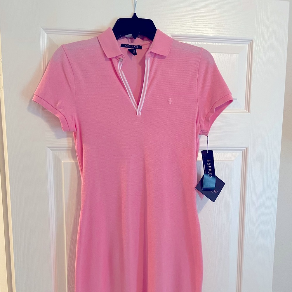 Lauren Ralph Lauren Pink Polo Dress